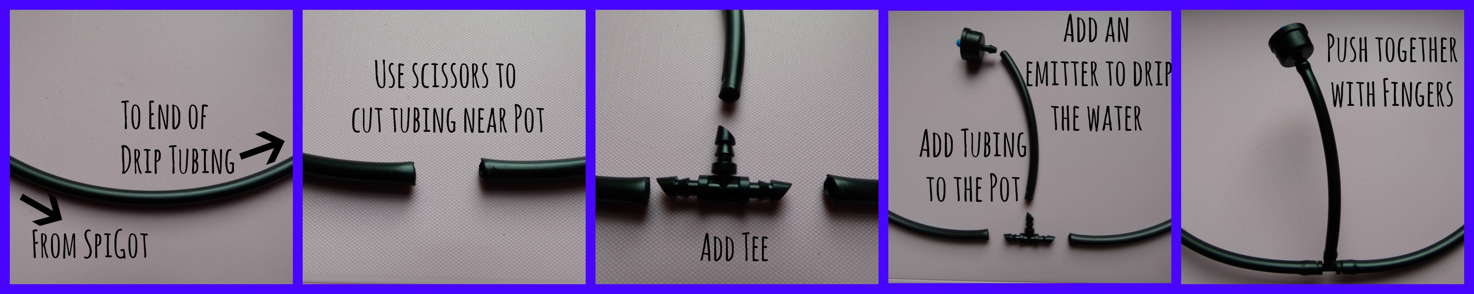 5 steps drip irrigation