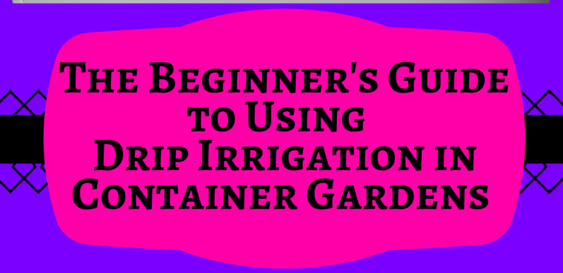 Simple Container Drip The Beginner’s Guide to Using Drip Irrigation in your Container Garden ...